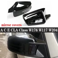 Coques de rétroviseurs en fibre de carbone pour Mercedes Benz Classe C/E/CLA W204/W212/W117/W176 C260/C63/C43 OLIVER