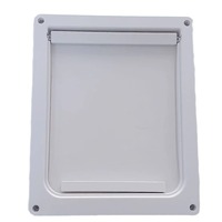 Cage pour animaux de compagnie carrée classique écologique automatique avec entrée/sortie, pour grands chiens et chats, clôture en plastique souple, fermeture à bouton solide, pour salon