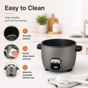 Olla Arrocera Eléctrica Automática Multifuncional de 1.0L, Mini, Negra, con Recubrimiento Antiadherente, para Uso Doméstico, Venta al por Mayor de Fábrica - Product Image 2
