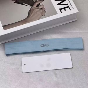 Unisex Yoga <strong>Wide</strong> Solid Color <strong>Headband</strong> with Embroidery <strong>for</strong> Outdoor Sports Elastic Non-Slip Sweat-Resistant - Product Image 3