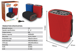 Zqs201 zqs202 zqs203 Hot TWS caixa de Som loa nhỏ <span class=keywords><strong>woofer</strong></span> không dây mới xách tay mini <span class=keywords><strong>Bluetooth</strong></span> loa - Product Image 3