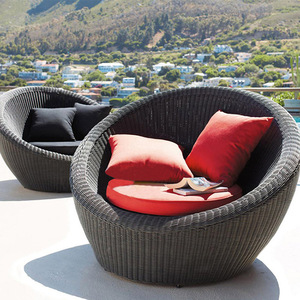Soleil Fun Mobilier D'extérieur Patio Loisirs Rotin En <span class=keywords><strong>Osier</strong></span> <span class=keywords><strong>Jardin</strong></span> Canapé Simple - Product Image 2