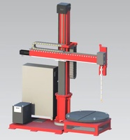 Station de soudage TIG verticale compacte pour revêtement par arc et surfacing