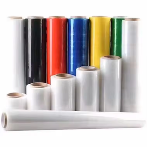 Factory Price Shrink Wrap 23 25 Micron Clear Pallet Wrapping <b>LLDPE</b> Plastic Stretch Film Roll - Product Image 6