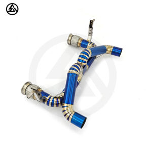 Échappement en titane CSZ pour <span class=keywords><strong>Lamborghini</strong></span> Huracan STO 5.2L V10 Tuning Échappement Catback - Product Image 3