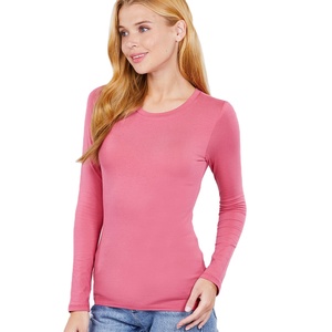 Camisetas de colores elegantes para mujer, camisetas informales de otoño, ropa de salón para oficina, camisetas con estampado personalizado - Product Image 1