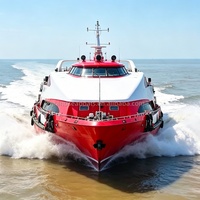Grandsea Yeni 163ft Alüminyum Yüksek Hızlı Yolcu Gemisi, Dizel İçten Takma Motorlu Yolcu Teknesi, Nijerya'da Satılık