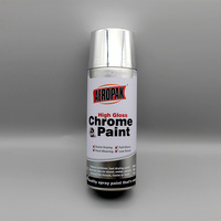 AEROPAK 400ML Peinture Aérosol Effet Miroir Chrome Argent Haute Brillance