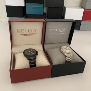 ผลิตภัณฑ์เพชรหนังแท้ดวงจันทร์นาฬิกาข้อมือนาฬิกาอัตโนมัติกลกล่องนาฬิกาสำหรับผู้ชาย - Product Image 5