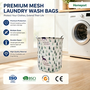Paniers de rangement pliables de petite, moyenne et grande taille avec imprimé animaux et lettres, organisateur pour laver les vêtements sales - Product Image 1