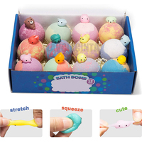Coffret Cadeau de 12 Bombes de Bain Hydratantes et Moelleuses Véganes Bio de Luxe Premium, Ingrédients 100% Naturels, Jouet, Anniversaire Enfants