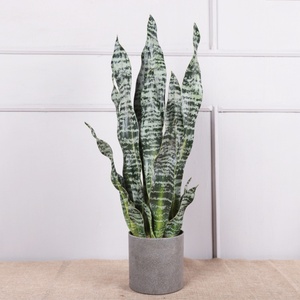 Planta Artificial de Serpiente, Planta Artificial de Plástico, Bonsái Artificial de Serpiente, Sansevieria, Agave, Planta Ornamental Artificial para Decoración de Interiores - Product Image 3