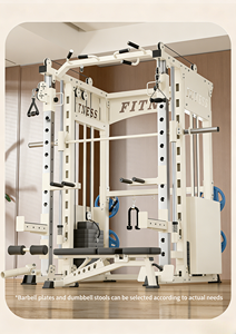 Rack de <span class=keywords><strong>musculation</strong></span> multifonctionnel pour la maison, équipement d'entraînement complet, rack à squats, entraînement des <span class=keywords><strong>bras</strong></span>, exercices pour les triceps, exercices de fitness - Product Image 2