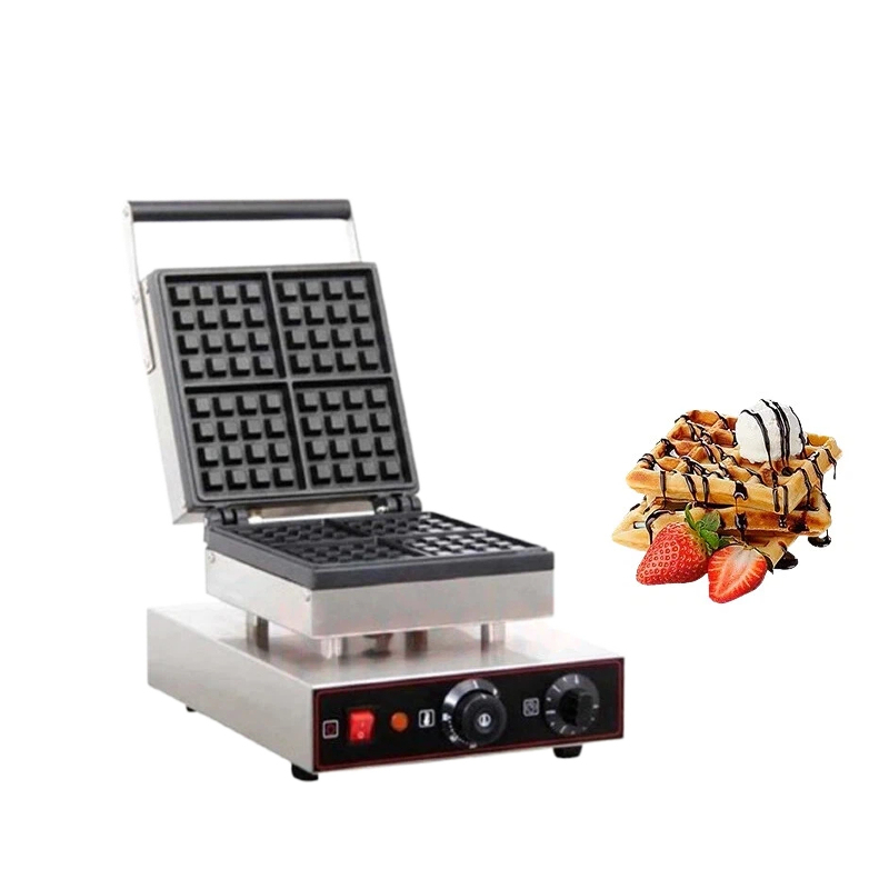 Commercial Double Headed Waffle Maker Machine