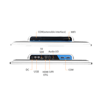 Ordinateur tout-en-un Android 1080P avec écran tactile capacitif industriel de 17,3 pouces, système d'exploitation Android 6.0 A64 intégré, Easy Touch