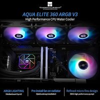 THERMALRIGHT Produk Terbaru Aqua Elite 360 V3 Aio 360 Radiator Pendinginan Cairan untuk Prosesor AMD Intel