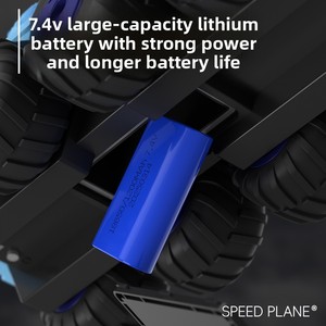 Tám bánh đổ bộ leo off-road điều khiển từ xa xe mô phỏng bọc thép điều khiển từ xa đồ chơi RC xe tank Armor mô hình - Product Image 5