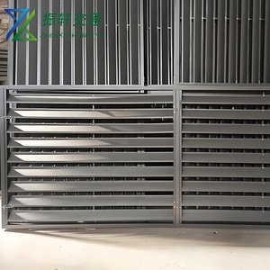 Sự riêng tư cửa chớp nhôm cửa chớp nhà sản xuất tùy chỉnh Hợp kim nhôm bên ngoài tường louvers - Product Image 2