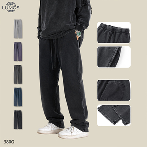 <span class=keywords><strong>Pantalones</strong></span> Deportivos de Pierna Ancha de Alta Calidad, Personalizados, Gruesos, para <span class=keywords><strong>Hombre</strong></span>, Holgados, Rectos - Product Image 5