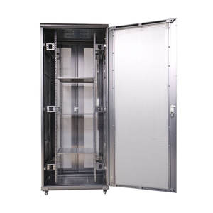 Rack de Servidor de Ciberseguridad de Alta Ventilación 42U de 19 Pulgadas, Gabinetes de Servidor para Centro de Datos de 800 mm de Ancho con Puerta Doble Abierta Ventilada - Product Image 3