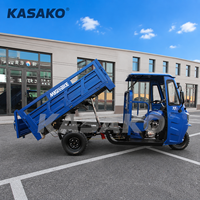 New High-Speed Adult Electric Motorcycle with Sidecar EEC Certified Closed Body Heavy Duty Cargo Vehicle 400kg Payload