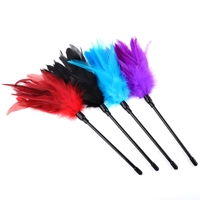 Jouet fouet doux pour jeu de couple adulte : bâton de chatouilles, fouet de flirt, fouet de punition