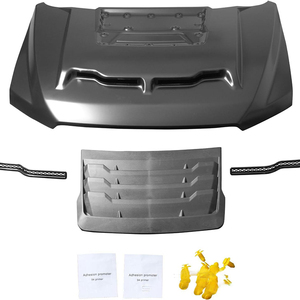 Nuevo Panel de Capó de Acero con Entrada de Aire, Instalación Atornillable para Capó Modificado de F-150 2015-2020 - Product Image 3