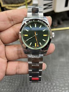 Montre mécanique pour homme tendance et luxueuse, mouvement mécanique 3131, cadran de 40 mm, boîtier en alliage de 14 mm, bracelet en acier inoxydable 316, montres polyvalentes pour homme - Product Image 1