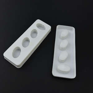 Bandeja personalizada blíster mascota para botella de esmalte de uñas embalaje de bandeja blíster de celda profunda de PP blanco - Product Image 5