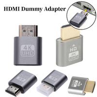 Carte graphique HDMI Affichage virtuel jusqu'à 3840x2160 Mini écran de verrouillage Vidéo Prise factice Dispositif d'émulateur Accessoires de données informatiques