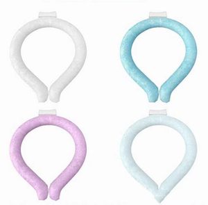OEM Reusable Solid Gel <strong>Neck</strong> <strong>Cooling</strong> Tube Ice <strong>Wraps</strong> with Customizable Color for Summer Heat Hands-Free Cold Therapy - Product Image 1