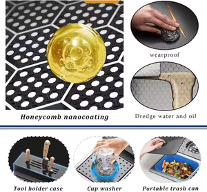 2025 ensemble de robinet d'évier de <span class=keywords><strong>cuisine</strong></span> à affichage numérique intégré de grande taille <span class=keywords><strong>90</strong></span> <span class=keywords><strong>cm</strong></span> avec poubelle et porte-couteau - Product Image 5
