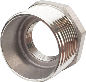 Réducteur de filetage NPT mâle 1-1/<span class=keywords><strong>4</strong></span> pouce x femelle <span class=keywords><strong>3</strong></span>/<span class=keywords><strong>4</strong></span> pouce, en acier inoxydable 304, pour des raccords de tuyauterie sécurisés - Product Image 6