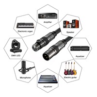 Meilleure vente : Câble micro XLR mâle-femelle (canon), câble micro équilibré pour carte son et mixeur