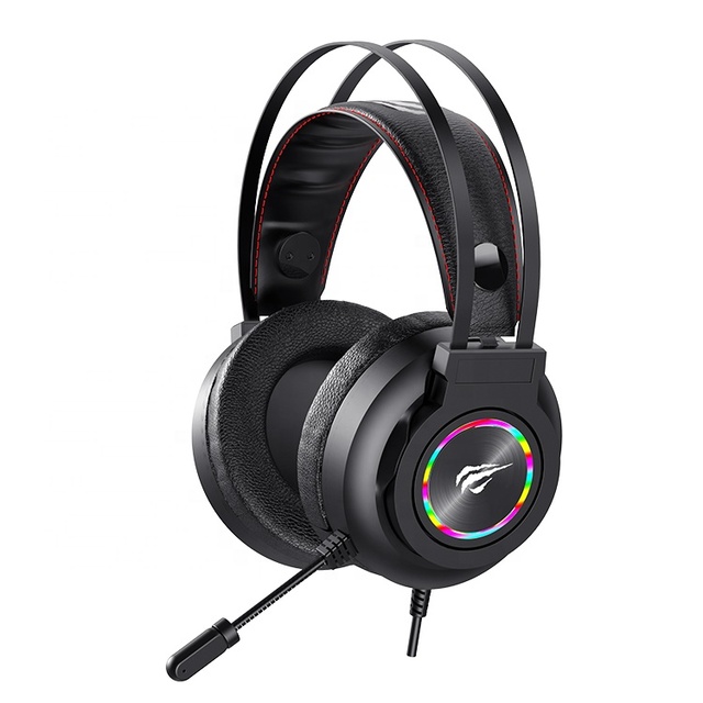 Havit H654U Cheap Gamer Headphones Rgb LED Light Pc 7.1 Over Head Wired Game Gaming Headset
