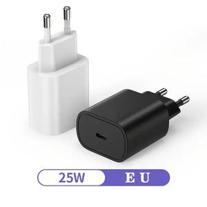 Adaptador de Viaje Cargador Rápido de 25W USB-C de Gran Venta con Cable de Datos Tipo C Función PD 3.0 Producto Eléctrico de - Product Image 2