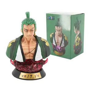 One Color with light Wuno Luffy figure Zoro toy Roronoa Zoro figure with light