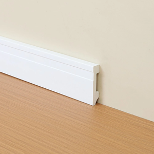 Demax Trắng primed <span class=keywords><strong>PS</strong></span> độ ẩm bằng chứng thiết kế hiện đại đúc Ốp chân tường cho văn phòng nhà & khách sạn - Product Image 4