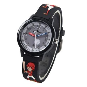 Montre analogique de sport pour enfants avec bracelet en PVC à motif de personnage de dessin animé, mouvement à quartz, boîtier en PC, charme d'<span class=keywords><strong>anime</strong></span> pour enfants - Product Image 5