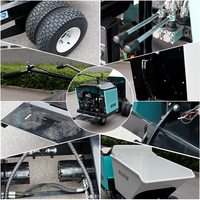 CE-geprüfte 1300kg Benzinst andort Schubkarre Motorisierte Schubkarre Mini dumper Mini Dumper