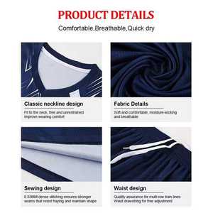 25 26 Jersey Sepak Bola Pria Dewasa 100% Poliester Kerah Bulat Nama Tim Kustom Nomor Pemain Pakaian Olahraga Thailand Grosir 220g - Product Image 4