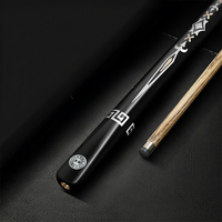Queue de billard professionnelle de 10 mm, manche en frêne 3/4 avec joint en acier inoxydable et embout en peau de porc de qualité supérieure, queues de billard predator, bâton de queue de billard