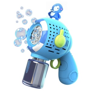 Pistolas de Burbujas al por Mayor, Juguete de Jabón con Forma de Animal Kului para Niños, Pistola de Burbujas Eléctrica con Luz, Pistola de Burbujas Automática para Bodas - Product Image 1