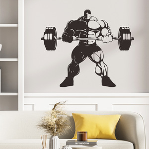 Adesivi murali per <span class=keywords><strong>palestra</strong></span> sportiva in pvc autoadesivi facili da staccare - Product Image 3