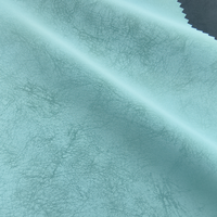 Tissu en velours glacé ultra-fin, résistant aux plis, imperméable, en cuir PU pour la confection de vestes pour hommes, usage vestimentaire et décoratif