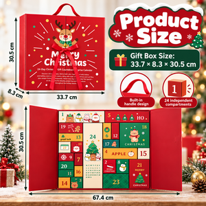 Nouveau kit surprise compte à rebours de 24 jours, routine complète de soins de la peau, cadeau de vacances, boîte de calendrier de l'avent de Noël personnalisable - Product Image 6
