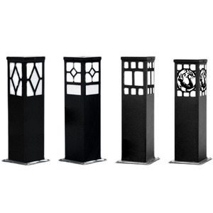 Luces de Jardín Cuadradas Yueyan, Lámpara de Jardín LED Impermeable para Exteriores, Estilo Chino, Acero Galvanizado - Product Image 2