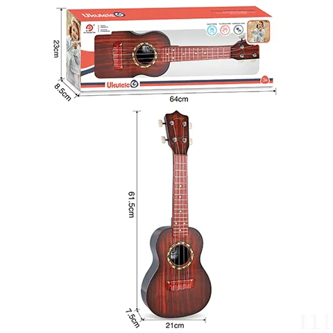 Kinder lernen lernen Home School Education Puzzle Musik instrument Spielzeug 23 Zoll Holzmaserung Simulation Gitarren spielzeug für Kinder