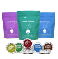 Tablettes de douche relaxantes pour femmes, vente chaude, aromathérapie, bombes de bain moussantes, soulagement du stress, diffuseurs de vapeur pour la douche, coffret cadeau