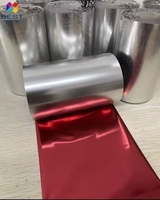 Ruban de transfert thermique en résine rouge métallique pour impression sur ruban